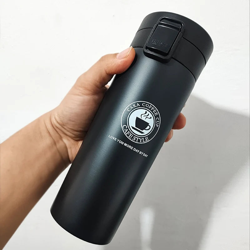 0.5L Thermal Mug Double Wall 304 Stainless Steel Coffee Cup Vacuum Flask Thermos Water Bottle Tea Coffee Leak-proof Thermos Mug