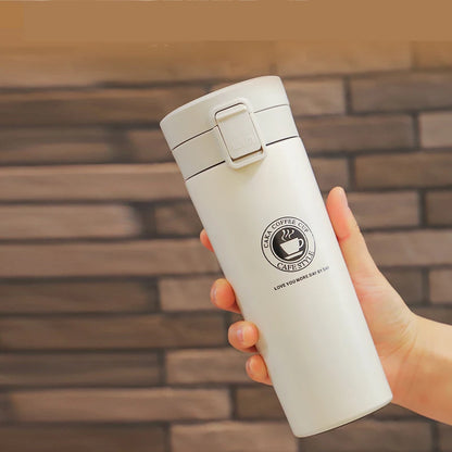 0.5L Thermal Mug Double Wall 304 Stainless Steel Coffee Cup Vacuum Flask Thermos Water Bottle Tea Coffee Leak-proof Thermos Mug